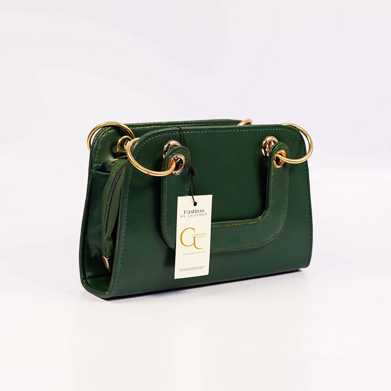 D-Handle Bag Green - Image 3