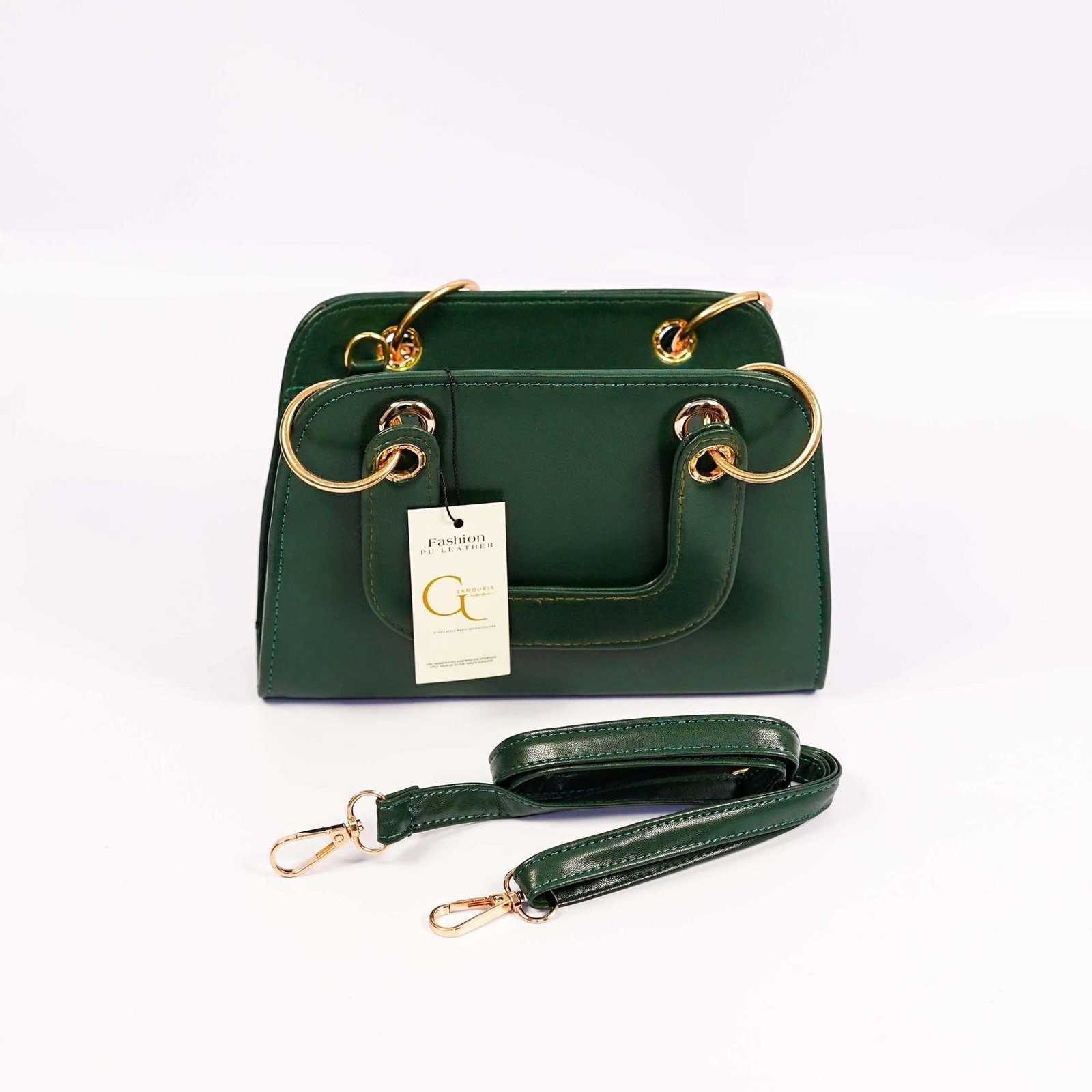 D-Handle Bag Green - Image 8