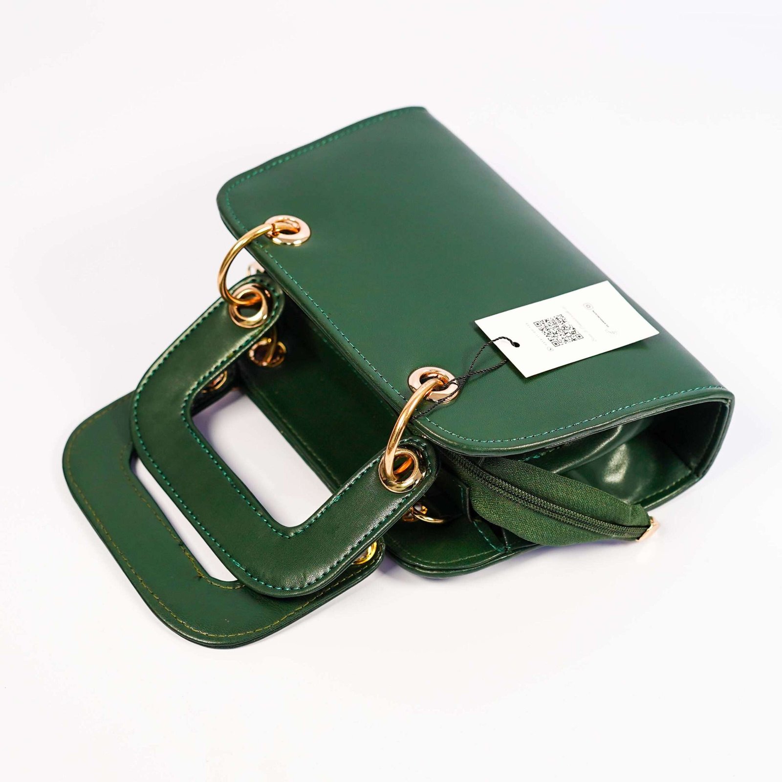 D-Handle Bag Green - Image 12