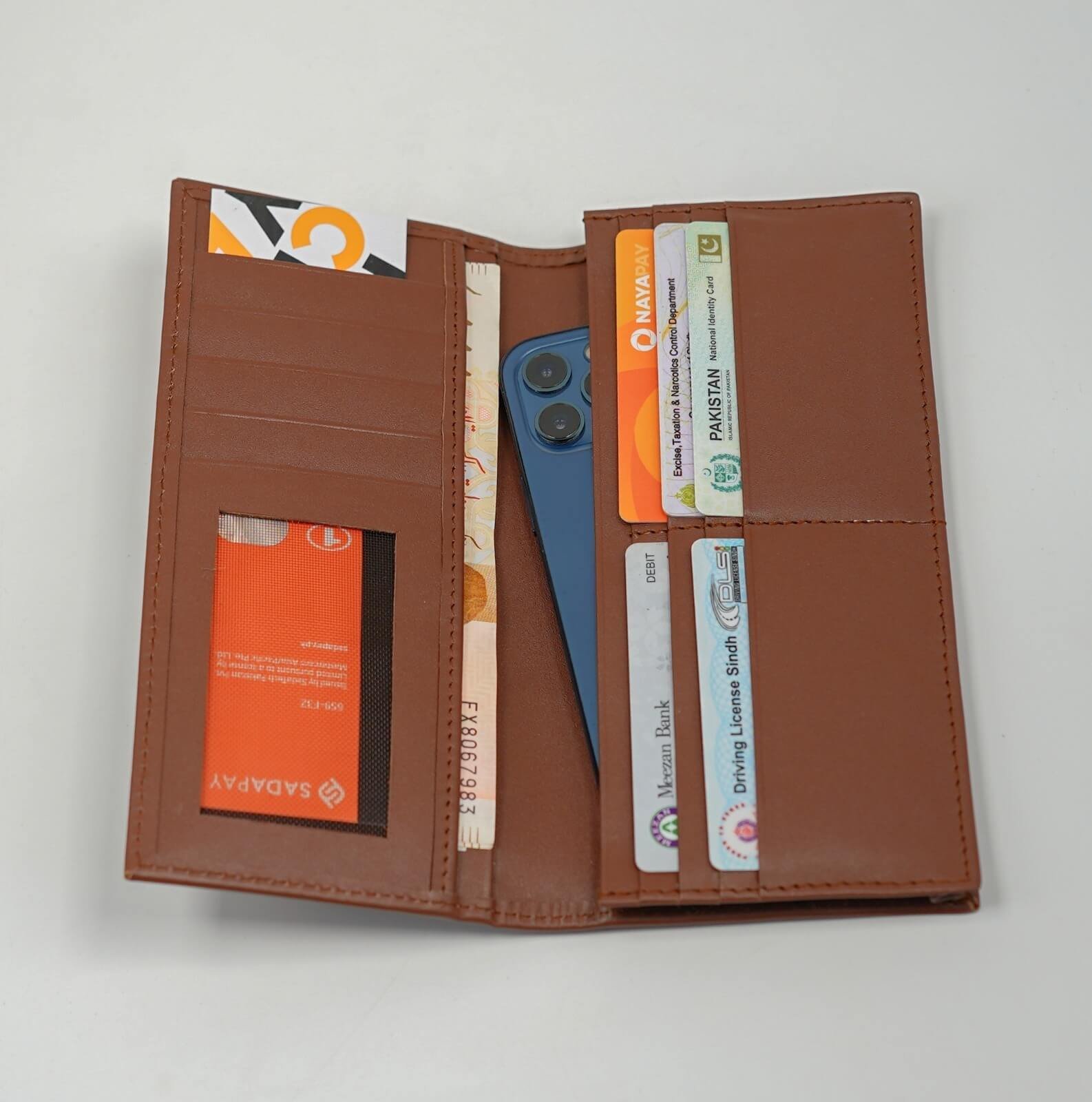 Glamouria Executive Long Wallet | Glamouria Luxe Bifold Wallet - Image 4