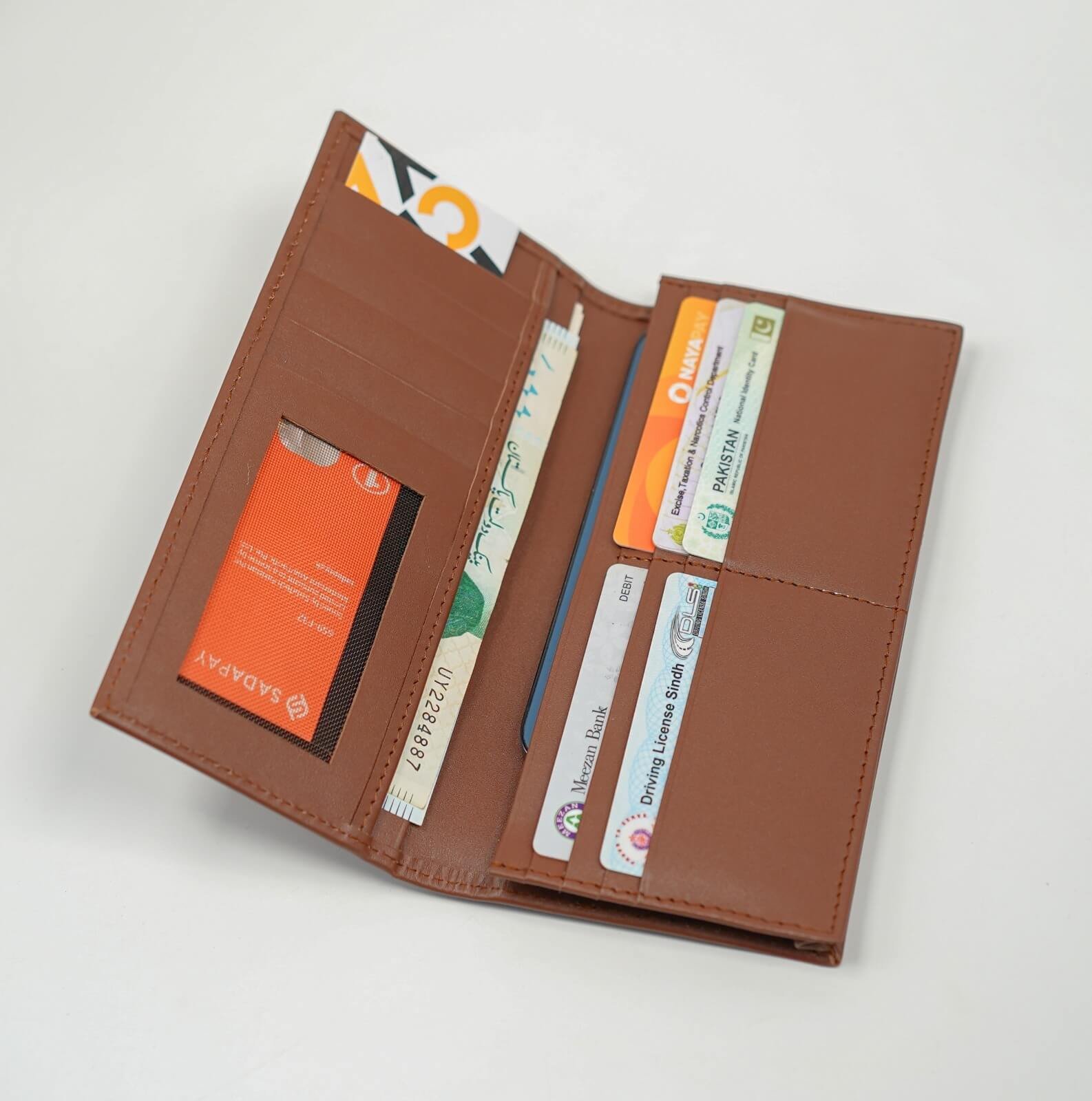 Glamouria Executive Long Wallet | Glamouria Luxe Bifold Wallet - Image 5