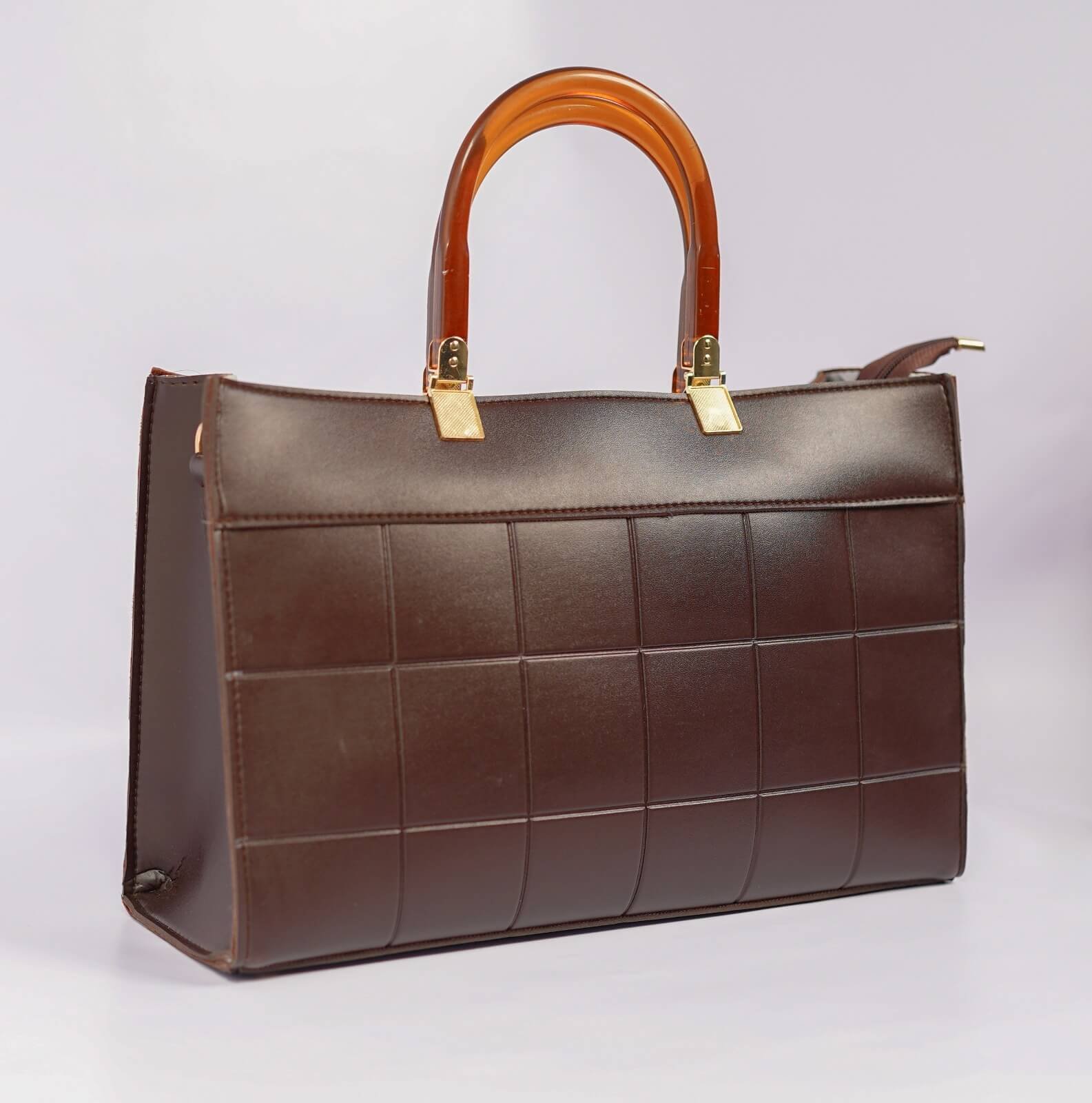 Glamouria Luxe Cocoa Amber Tote - Image 2