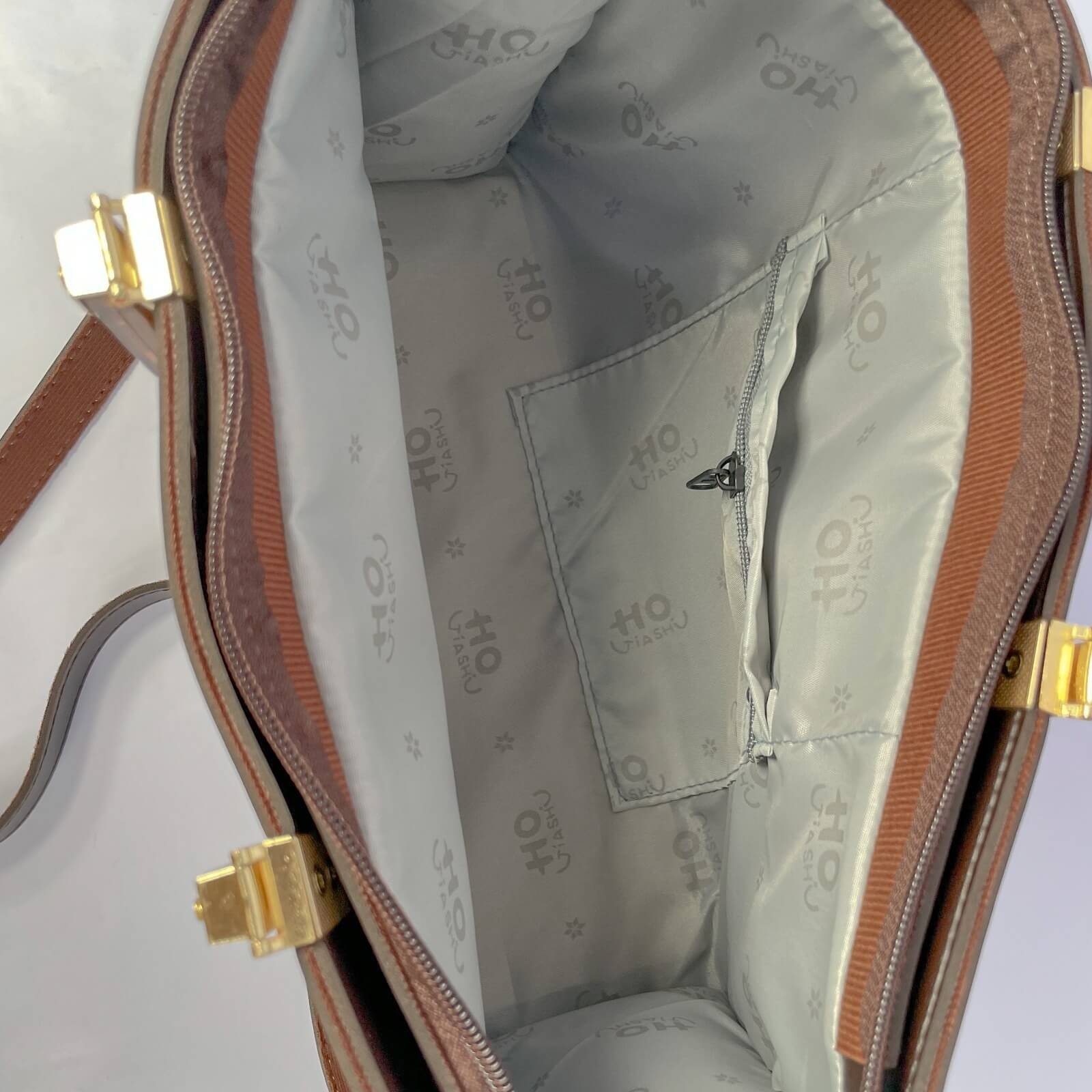 Glamouria Luxe Cocoa Amber Tote - Image 7