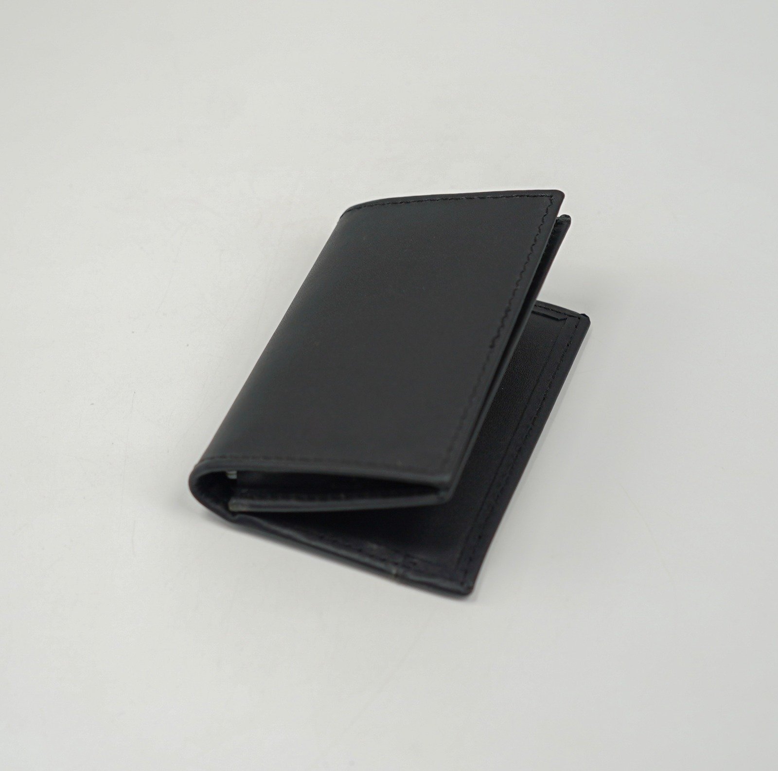 Glamouria Black Leather Card Holder - 3x4 inches - Image 5