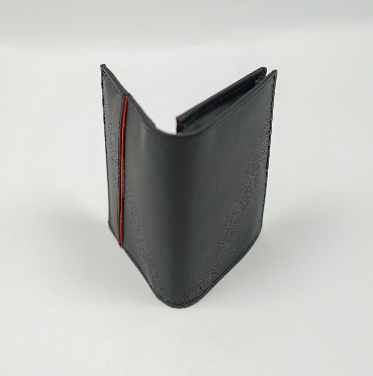Glamouria Black Leather Card Holder - 3x4 inches - Image 9