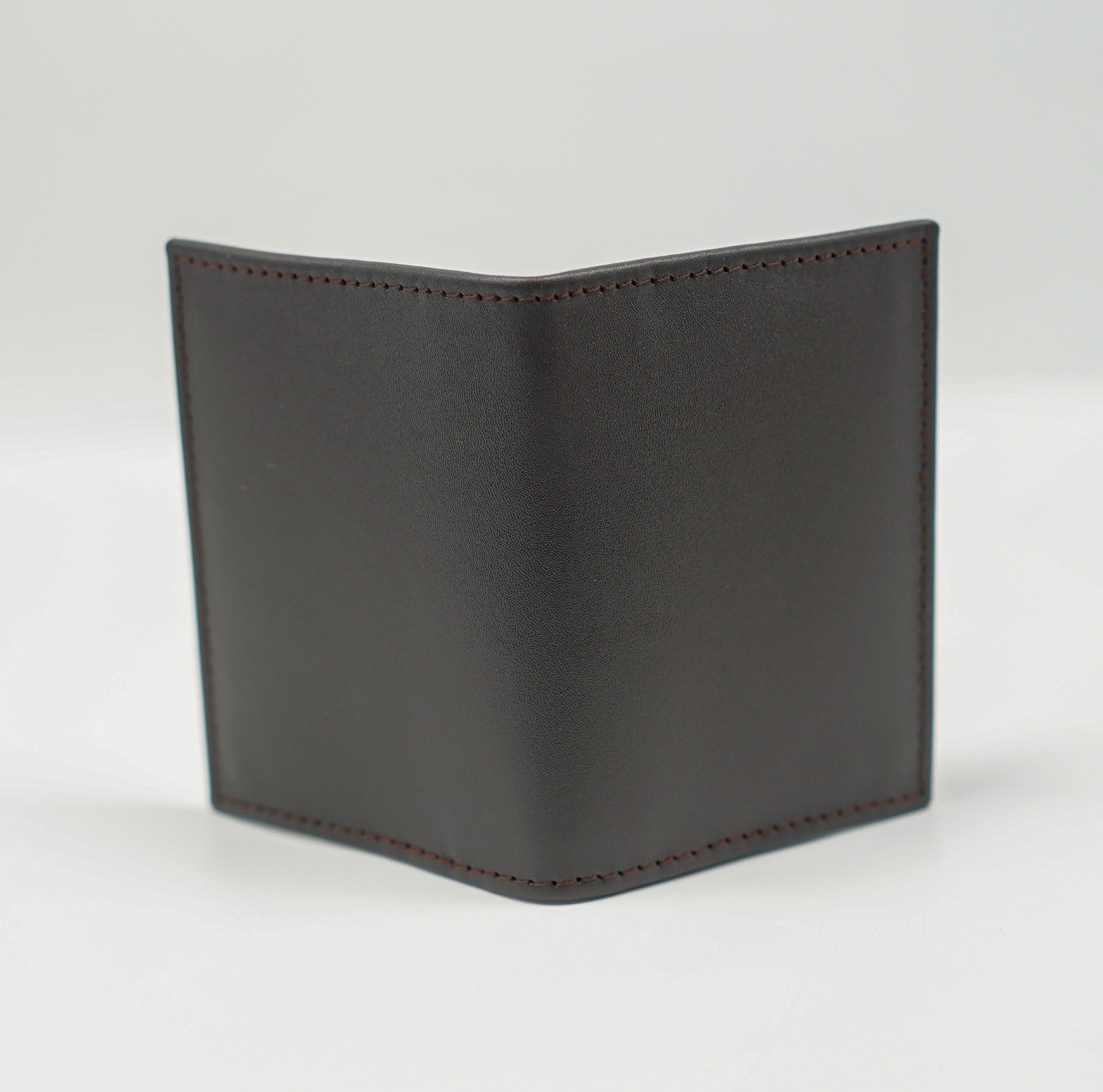 Glamouria Dark Brown Leather Card Holder – 3x4 inches - Image 5